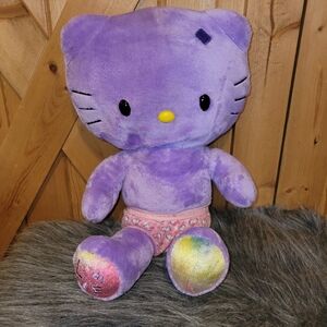 BUILD-A-BEAR  sanrio LIMITED EDITION LOVE PURPLE HELLO KITTY …